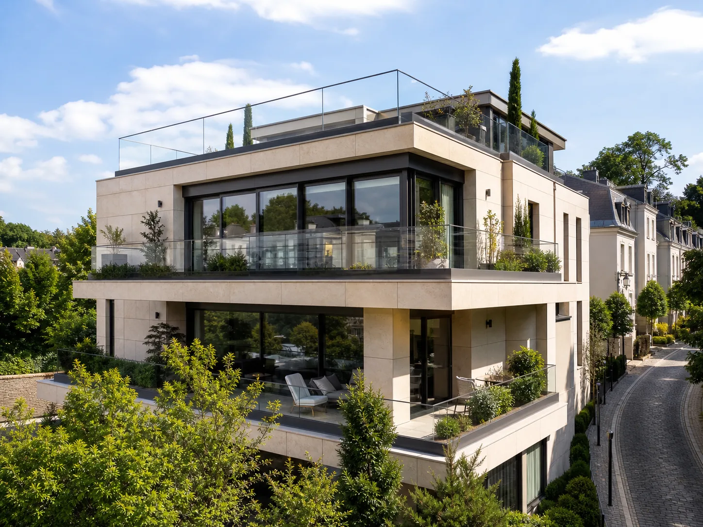 Penthouse residentiel au Grund