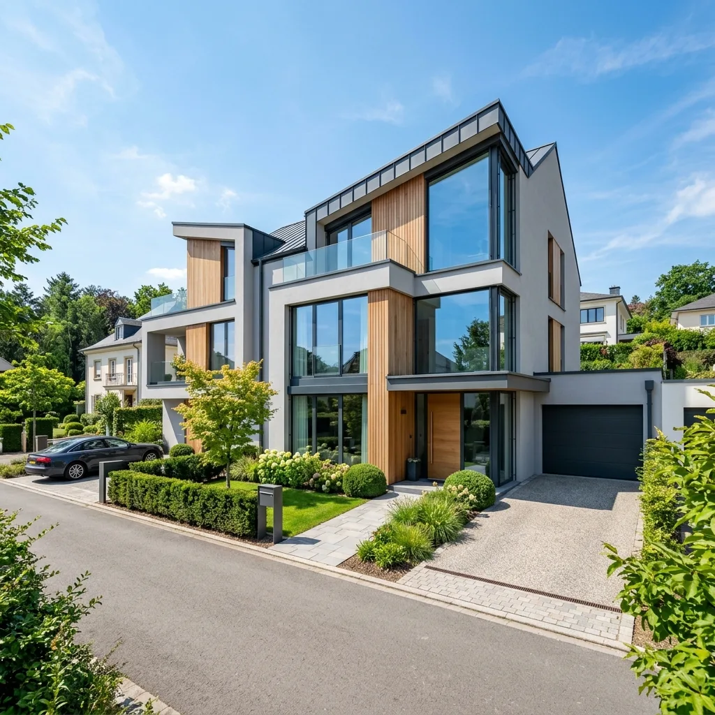 Maison de ville contemporaine à Strassen